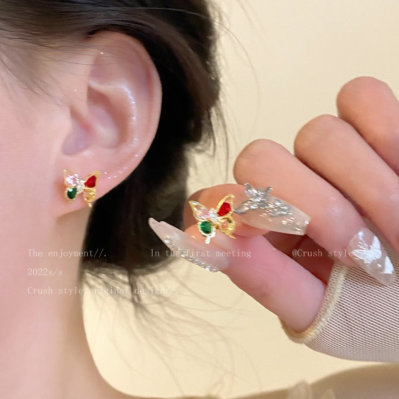 Women's Needle Korean Simple Niche Temperament Personalized Earrings