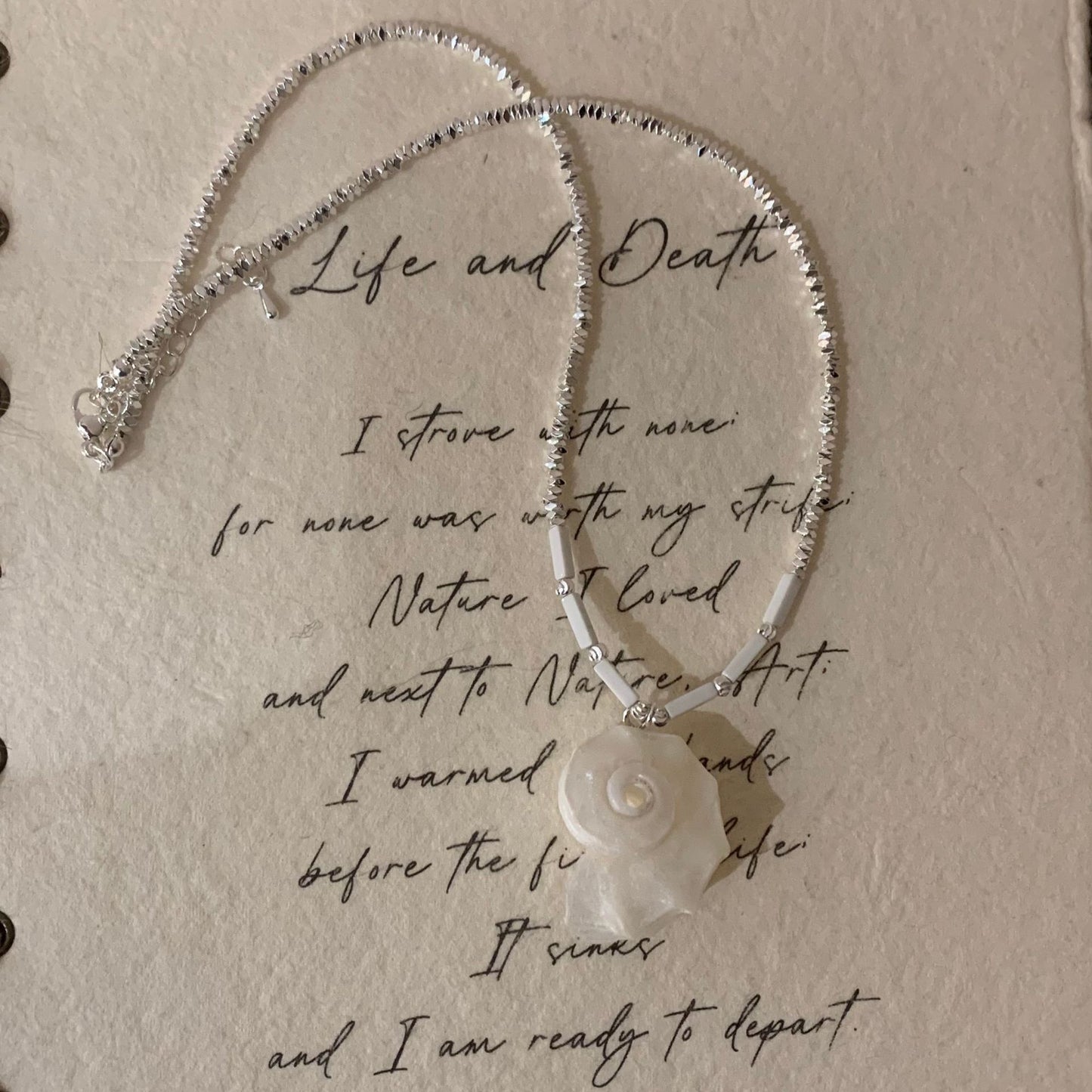 Ocean Style Shell Design Beads Stringed Seaside Holiday Necklace