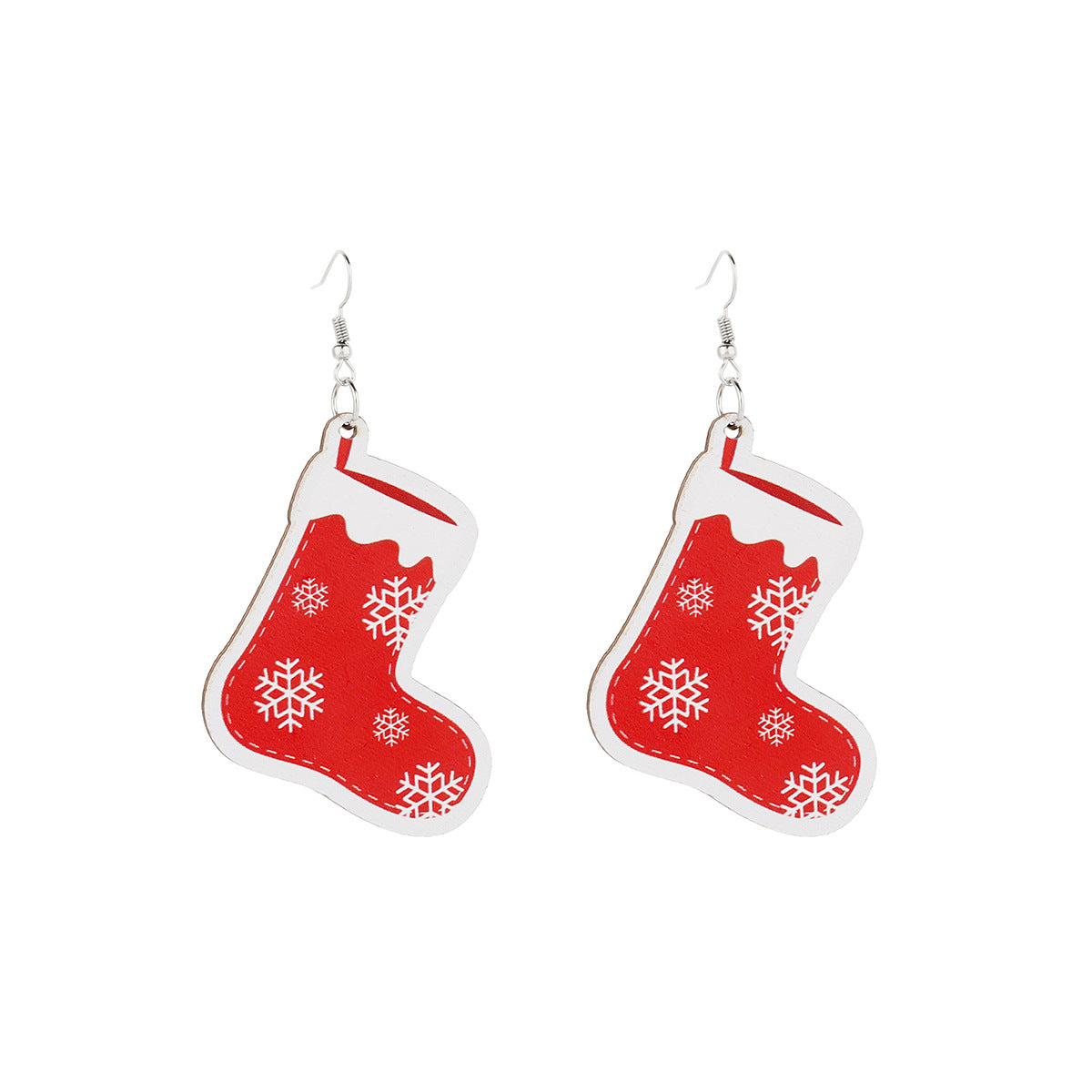 Cute Cartoon Acrylic Plate Christmas Holiday Earrings