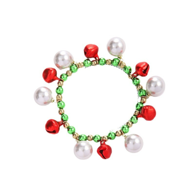 Christmas Bell Snowflake Elk Tree Festive Bracelets