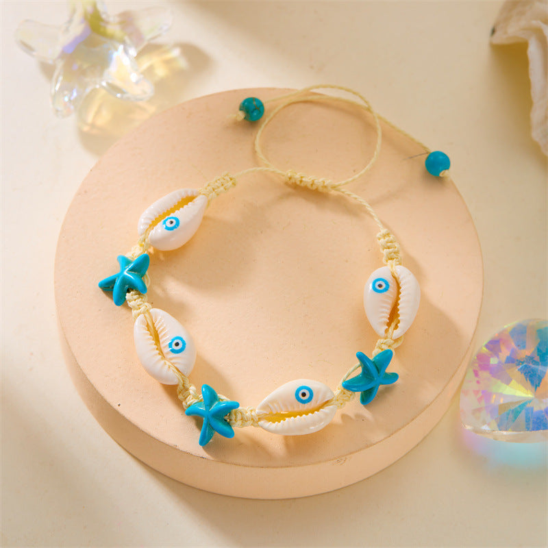 Bohemian Starfish Shell Conch Beads Stringed Bracelets