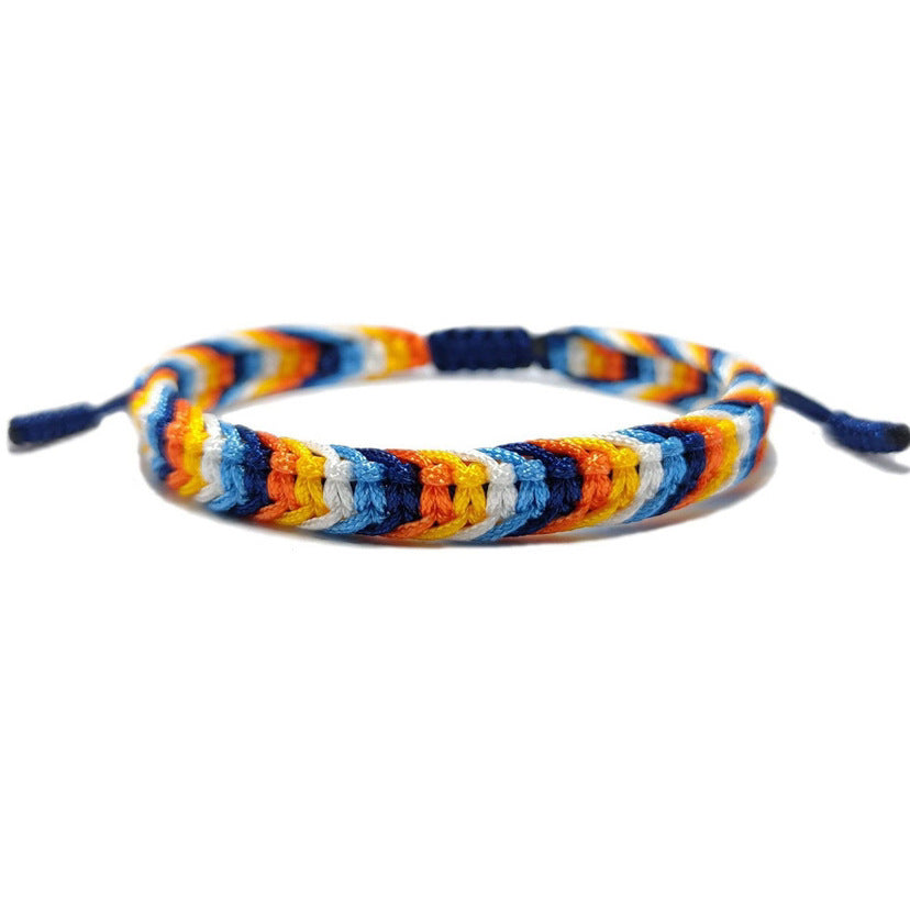 Hand Woven Rope Flag Color Matching Bracelets