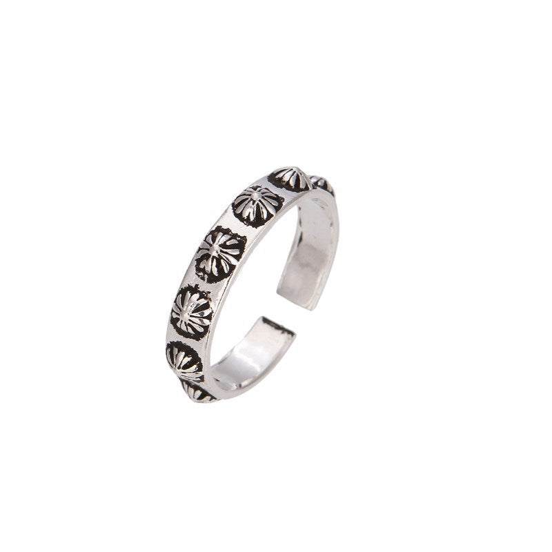 Women's & Men's Gate Cross Female Punk Trendy Open Rings