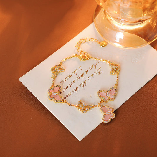 Luxury High-grade Butterfly Design Exquisite Cute Refreshing Bracelet