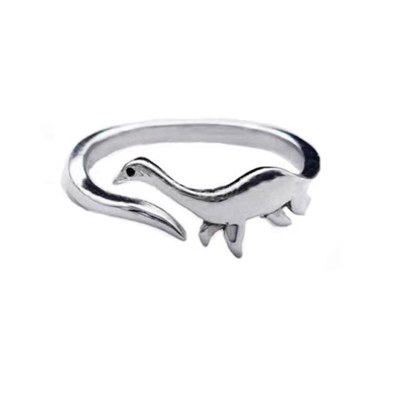 Triceratops Open Dinosaur Tyrannosaurus Female Adjustable Rings