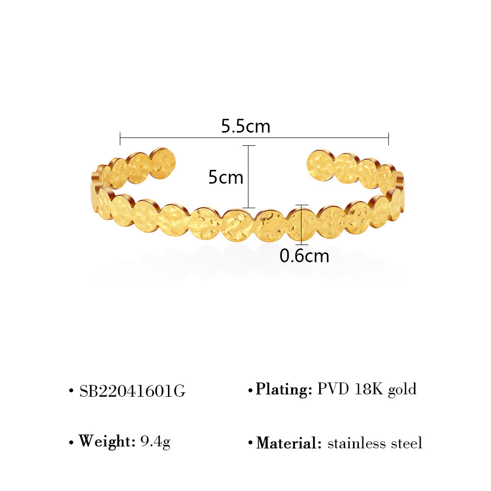 Women's Beach Metal Flower Moon Diamond Suit Bracelets