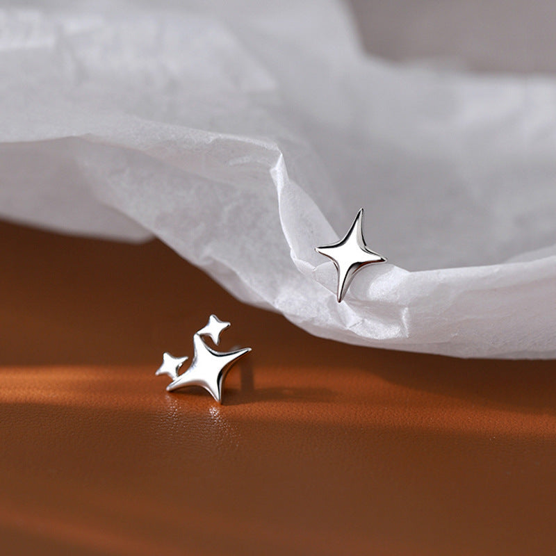 Women's Minimalist Star For Niche Design Temperament Earrings