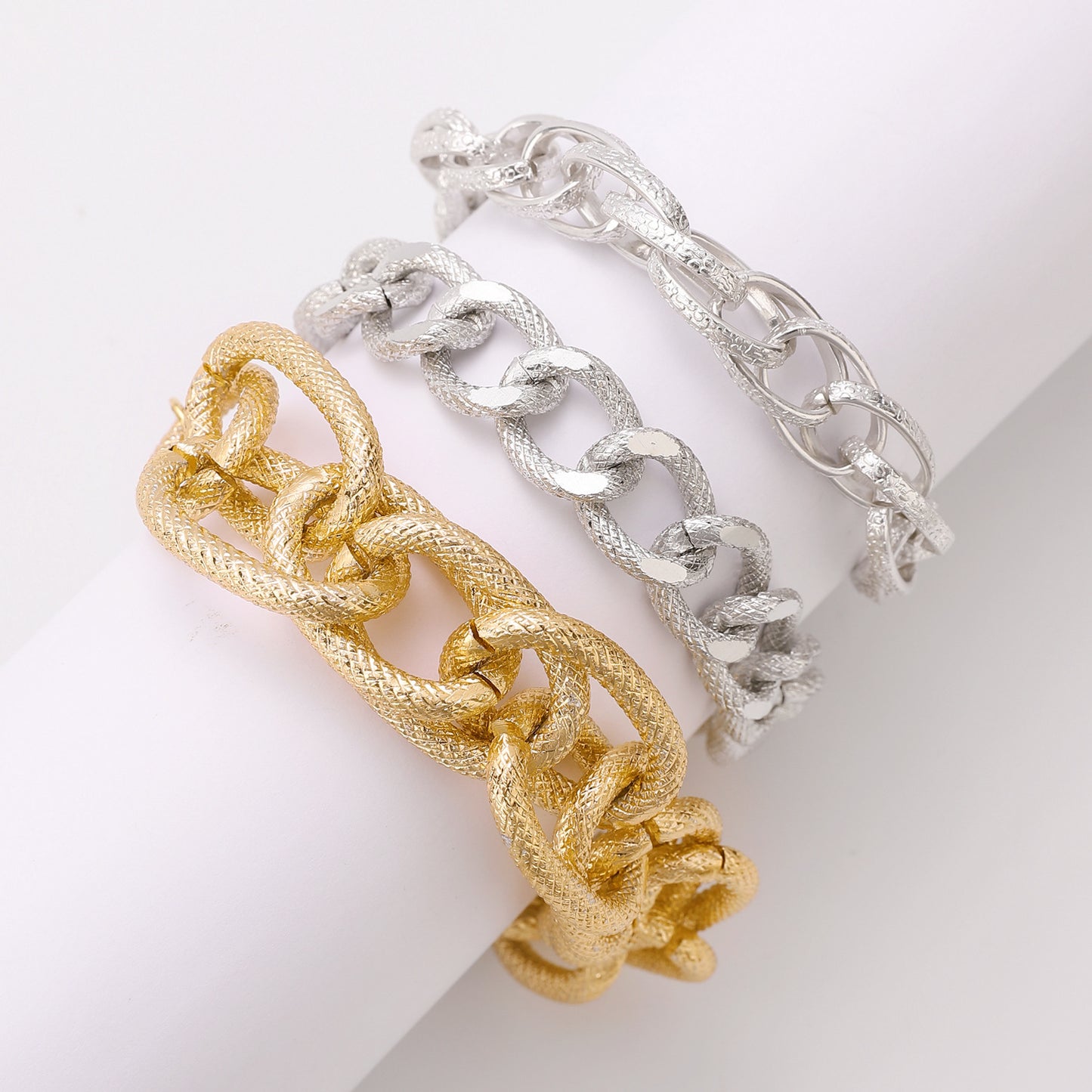 Alloy Combination Suit Set Punk Hip Bracelets