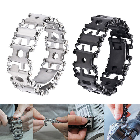Tool Acolyte Outdoor Emergency Stainless Steel Bracelets