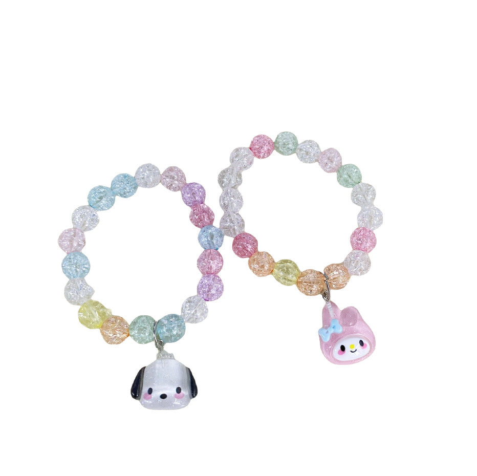 Transparent Sweet Style Cartoon My Melody Bracelets