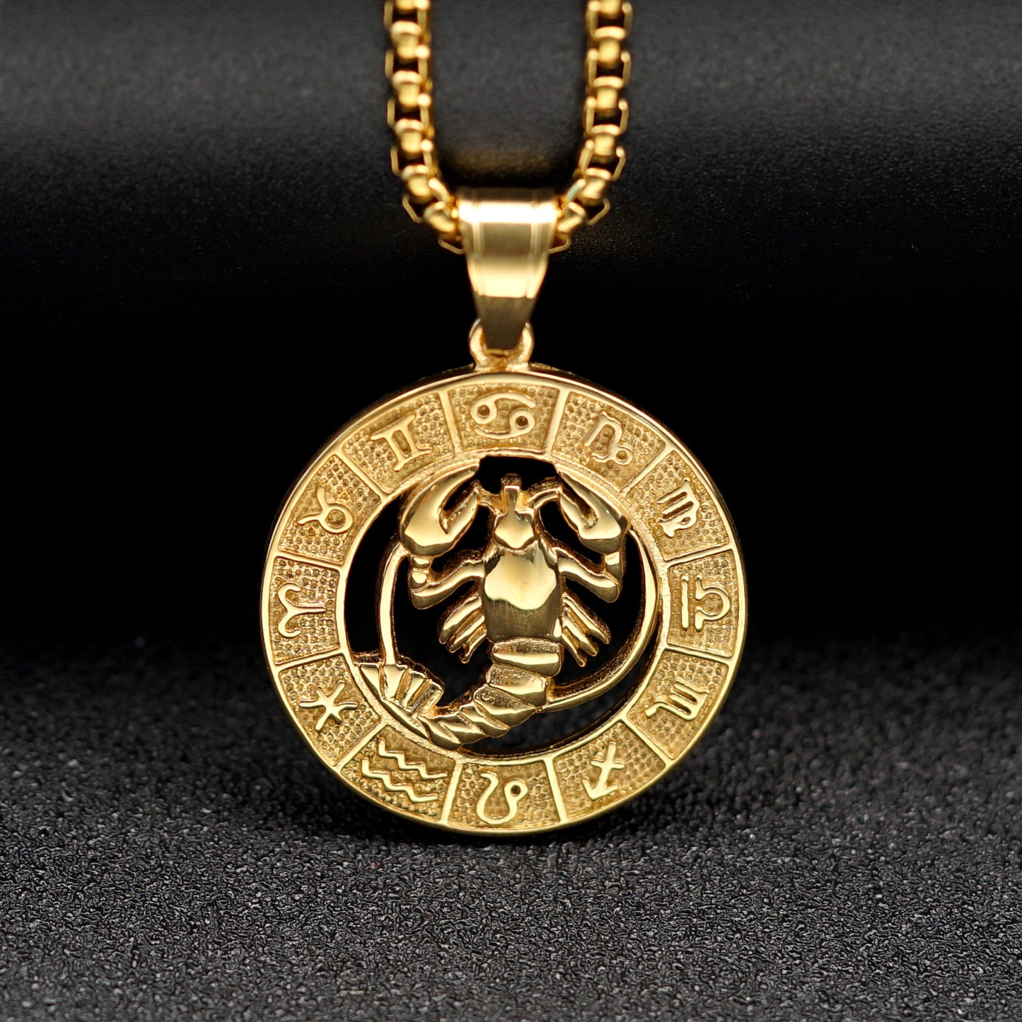 Trendy Retro Hollow Twee Constellation Personalized Pendant