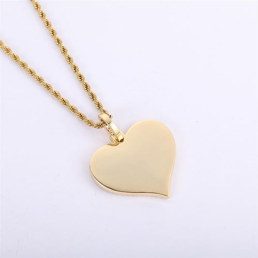 Full Diamond Hip Hop Love Changeable Necklaces