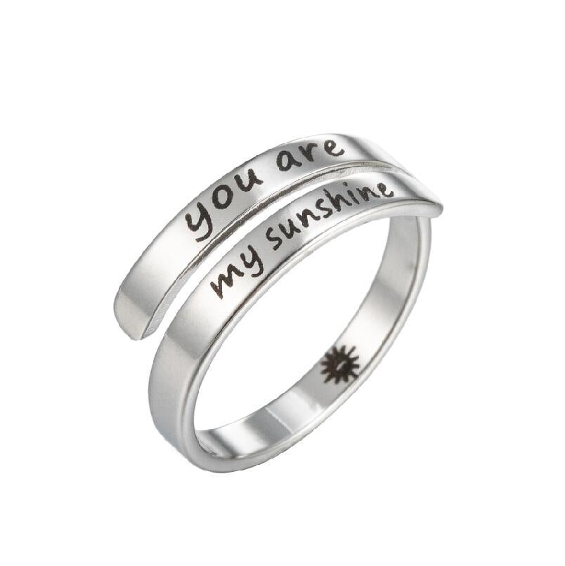 Women's Vintage Open Fashion Stainless Steel Adjustable Rings
