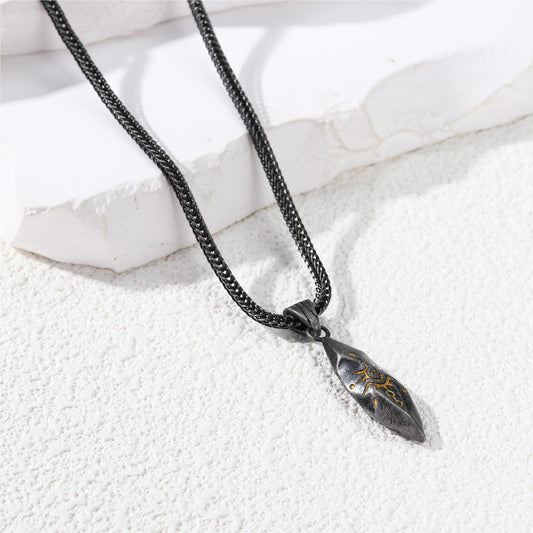 Men's Unisex Style Meteorite Color Matching Hip Necklaces