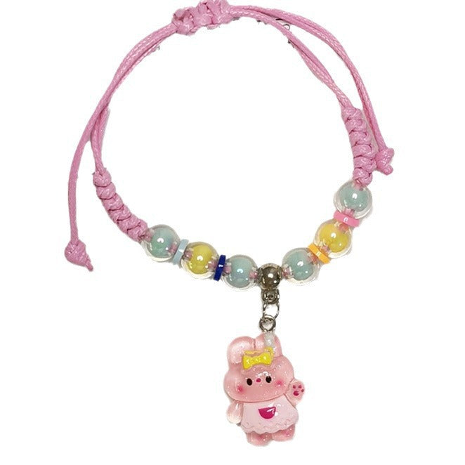 Cartoon Sponge Female Pie Star Couple Braided Bracelets