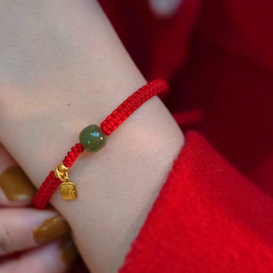 Red Rope Woven Simple Good Luck Couple Gift Bracelets