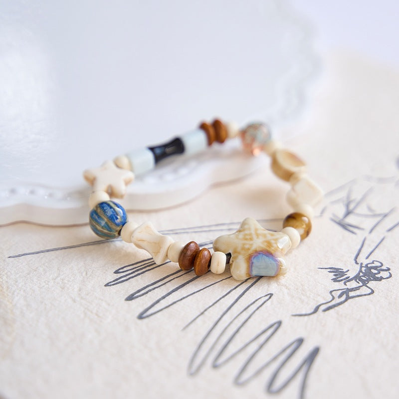 Ceramic Elephant Macaron Color Series Female Bracelets