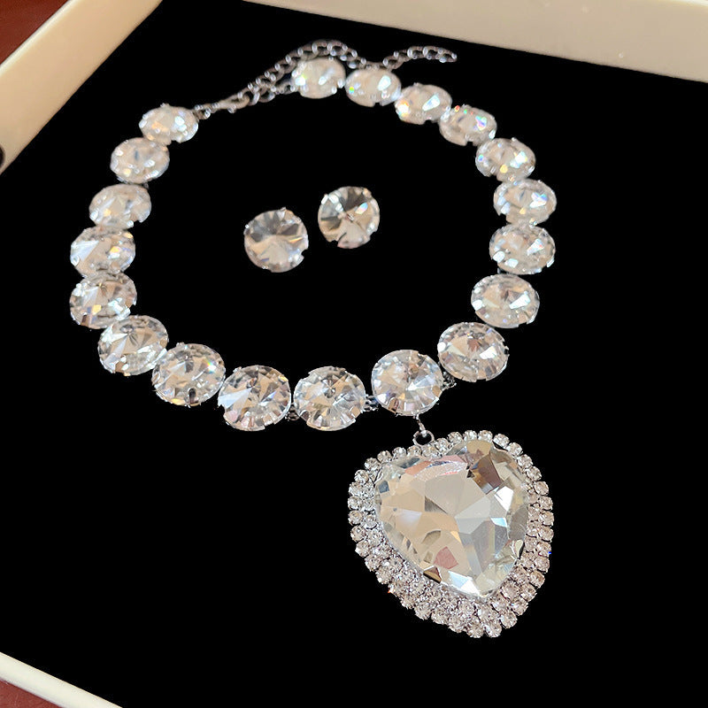 Drop Light Luxury Minority Clavicle Chain Palace Style Earrings