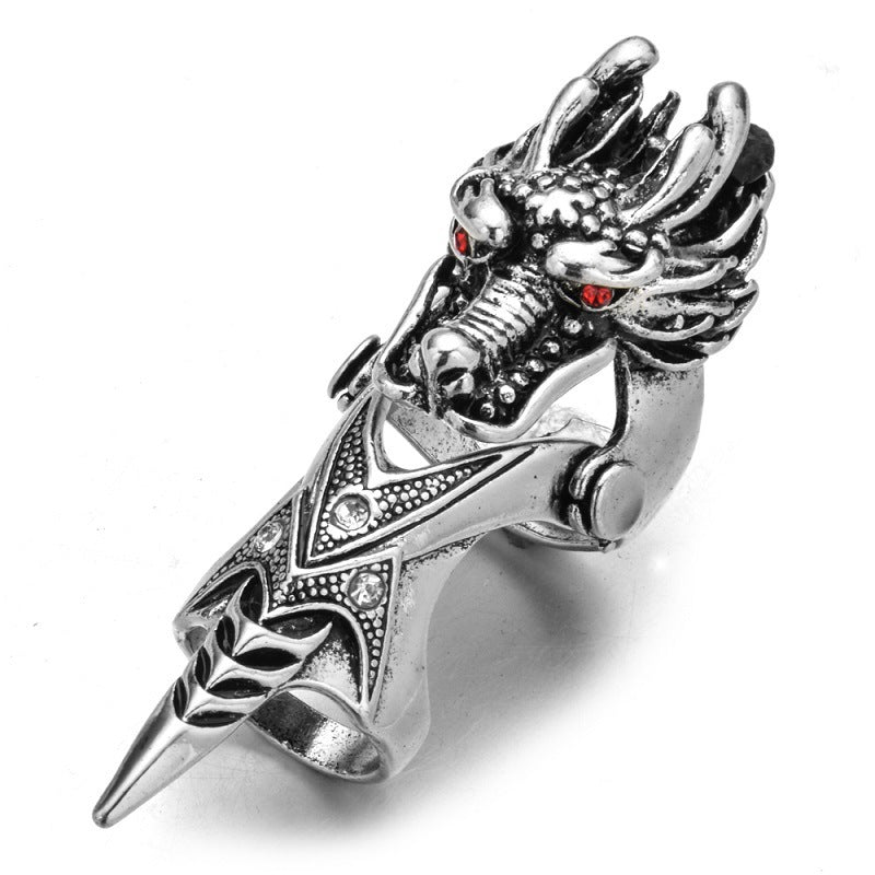 Punk Style Personality Rock Skull Dragon Rings