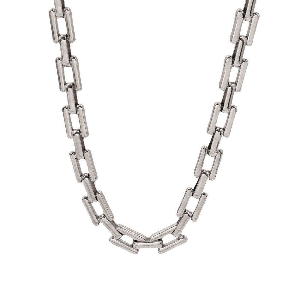 Trendy Stainless Gold Handmade Chain Waterproof Jewelry Set