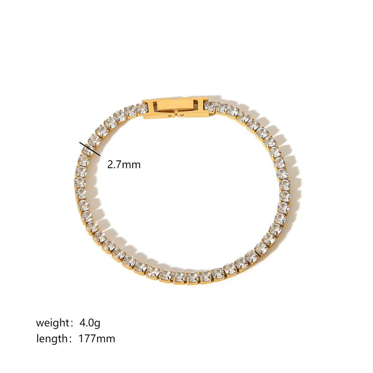 Steel Light Luxury Temperament Fashion Gold Bracelets