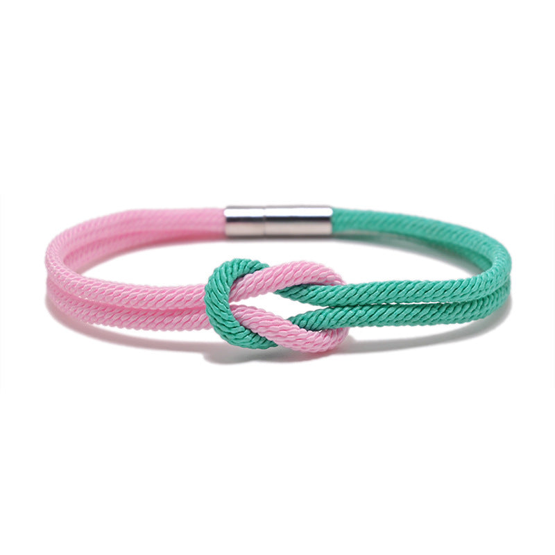 Zhang Support Color Truelove Knot Milan Rope Carrying Strap Bracelet