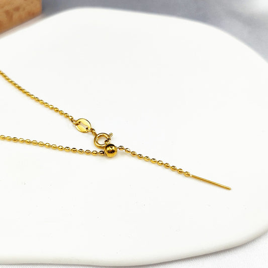 Cut Surface Bead Hand-made Needle Flash Beads Bean Necklaces