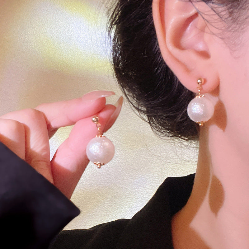 Women's Vintage Pearl Light Luxury Fashion High Sense Earrings