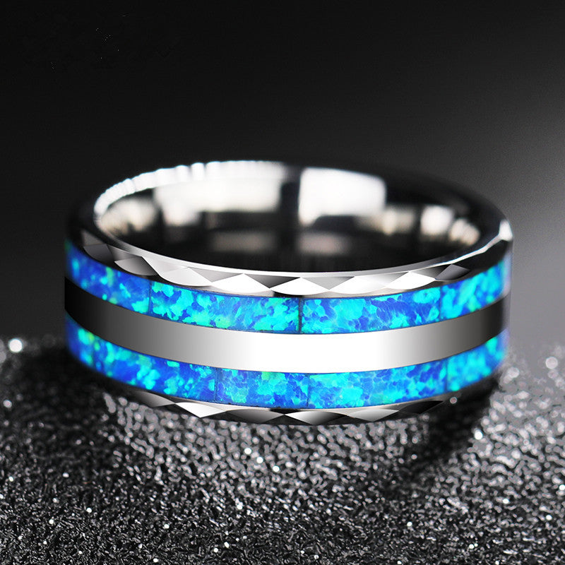 Selling Fashion Double Bevel Cutting Sticker Ring