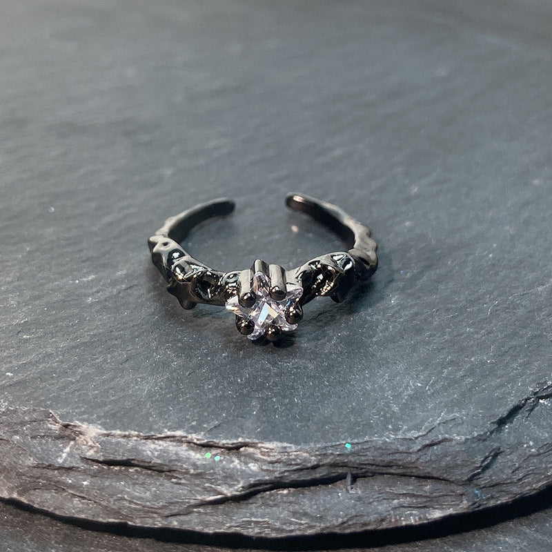 Asterism High Sense Dark Style Female Trendy Rings