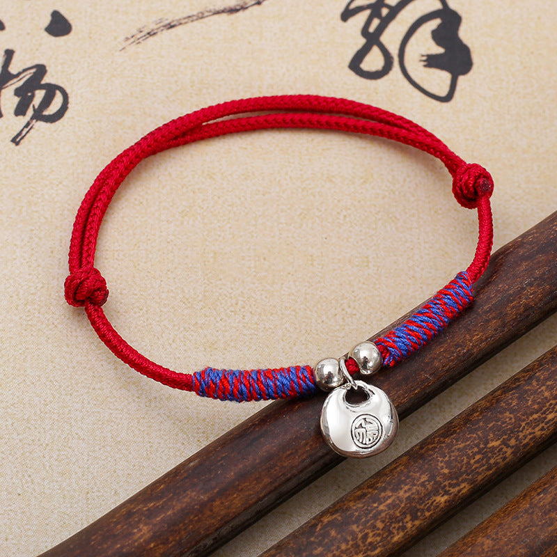 Red Rope Hand-woven Life Good Luck Bracelets