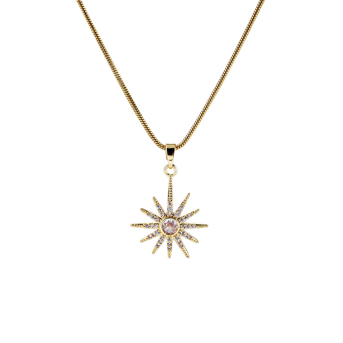 Full Diamond Niche Fashion Temperament Clavicle Chain Light Luxury Necklace