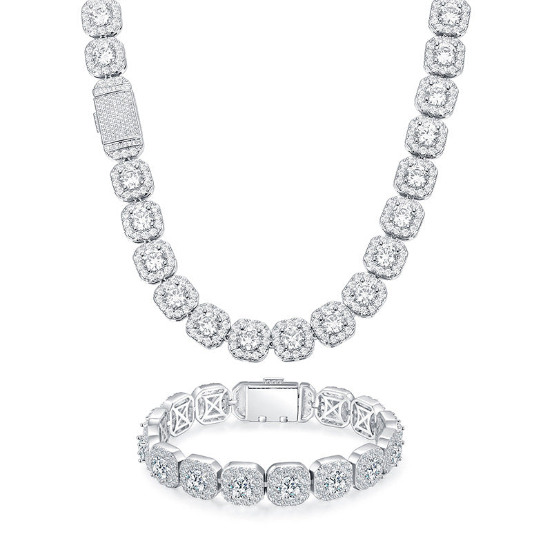 Sugar Copper Inlaid Zircon Design Hip Necklaces