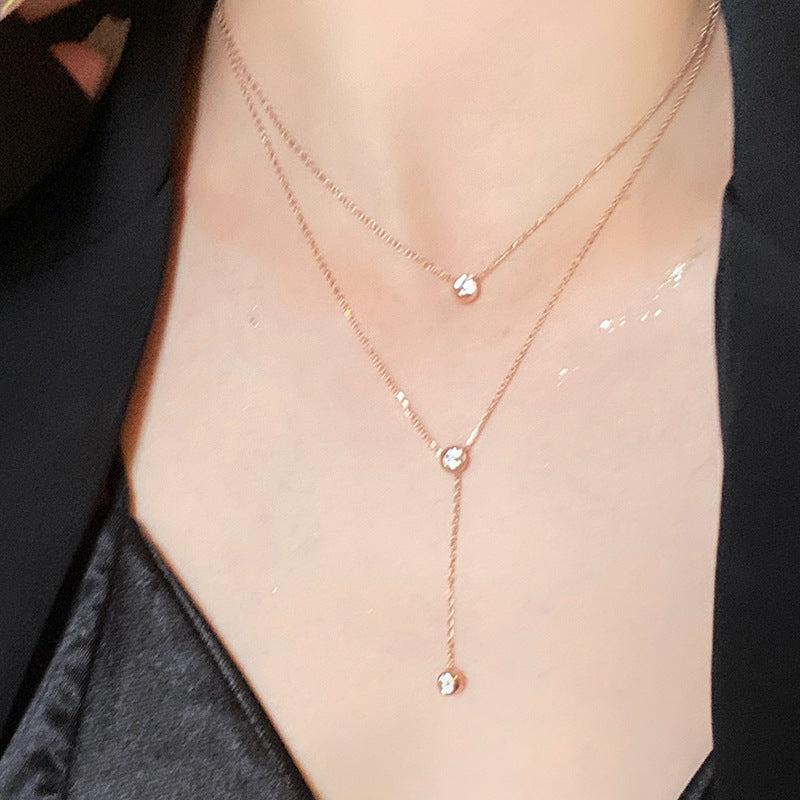 Women's Simple For Trendy Temperament Clavicle Chain Necklaces