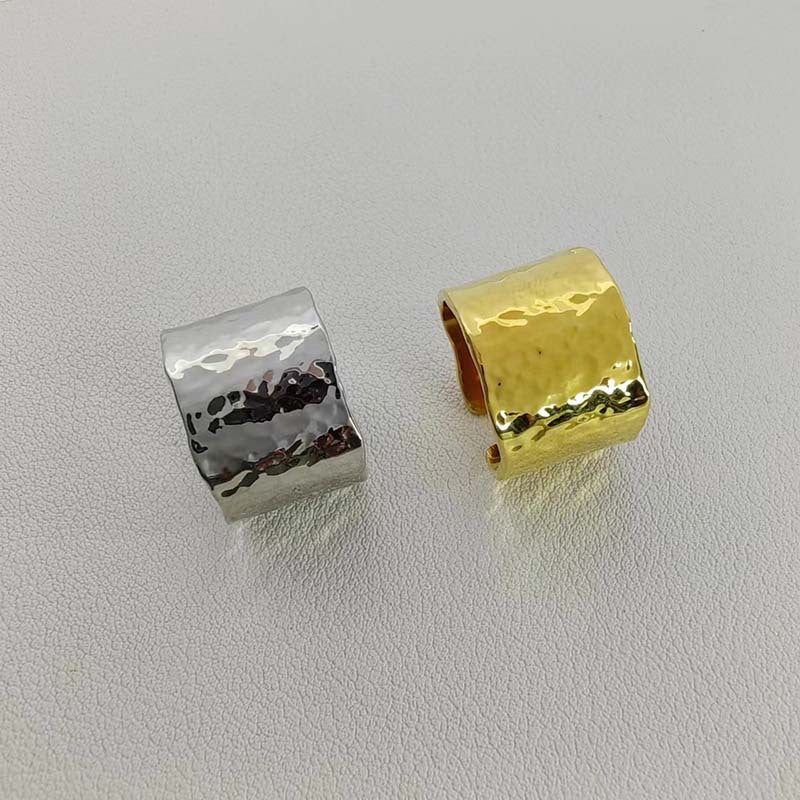 Special Interest Light Luxury Design Vacuum Copper Plated Real Ring