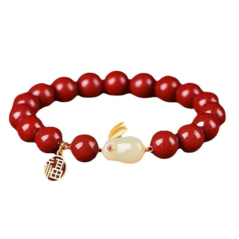 Women's & Men's Cinnabar Red Lucky Fortune For Life Safe Bracelets