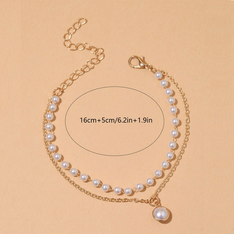 Women's Imitation Pearl Chain Simple Fashion Artificial Bracelets