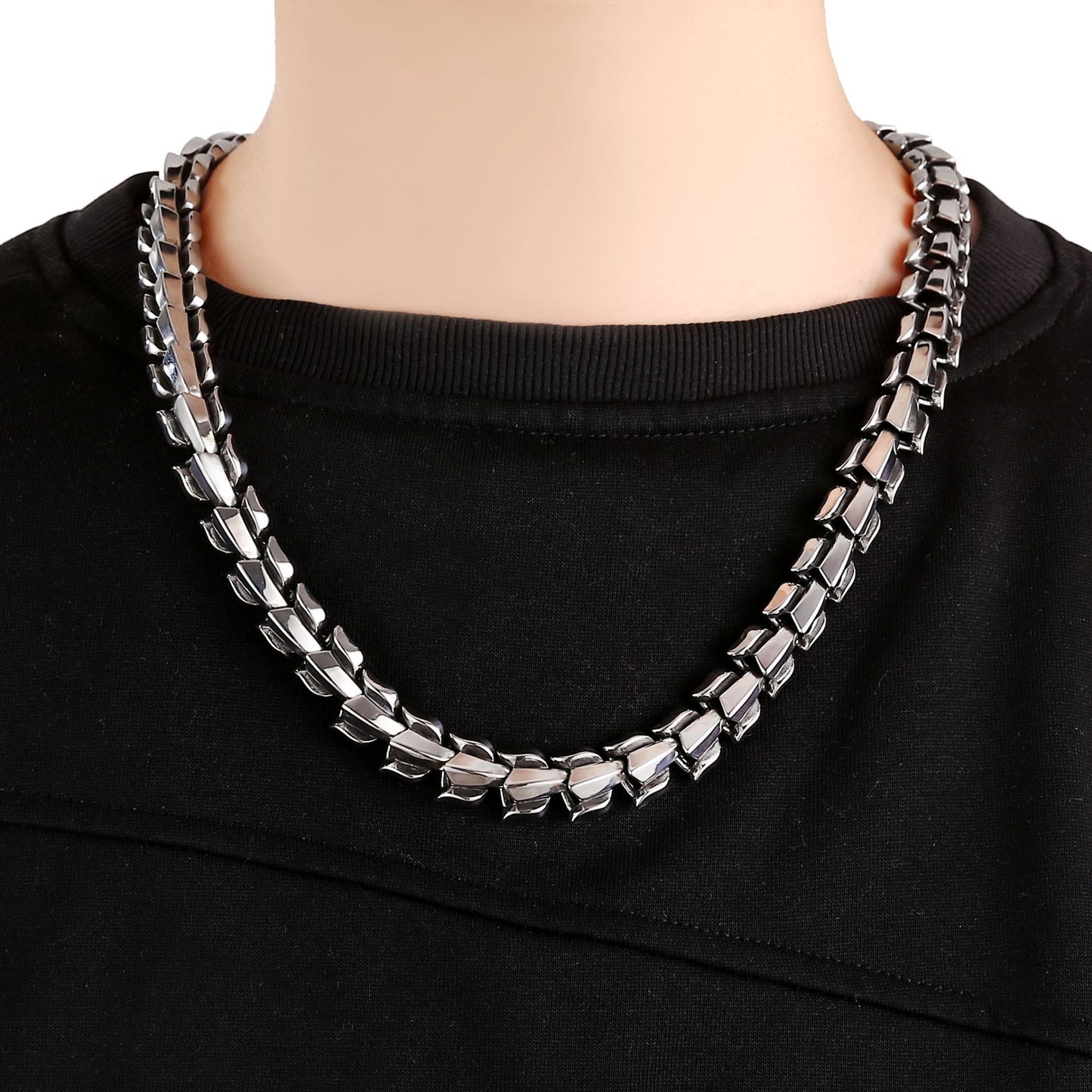 Men's Steel Power Style Personalized Punk Necklaces