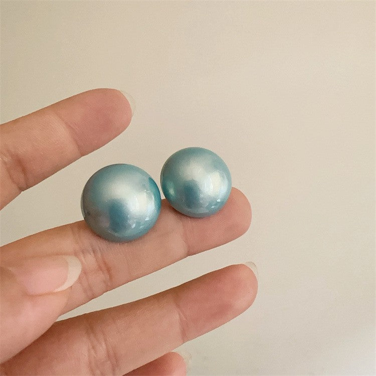 Cold Style Elegance Retro Pearl Exaggerated Stud Earrings
