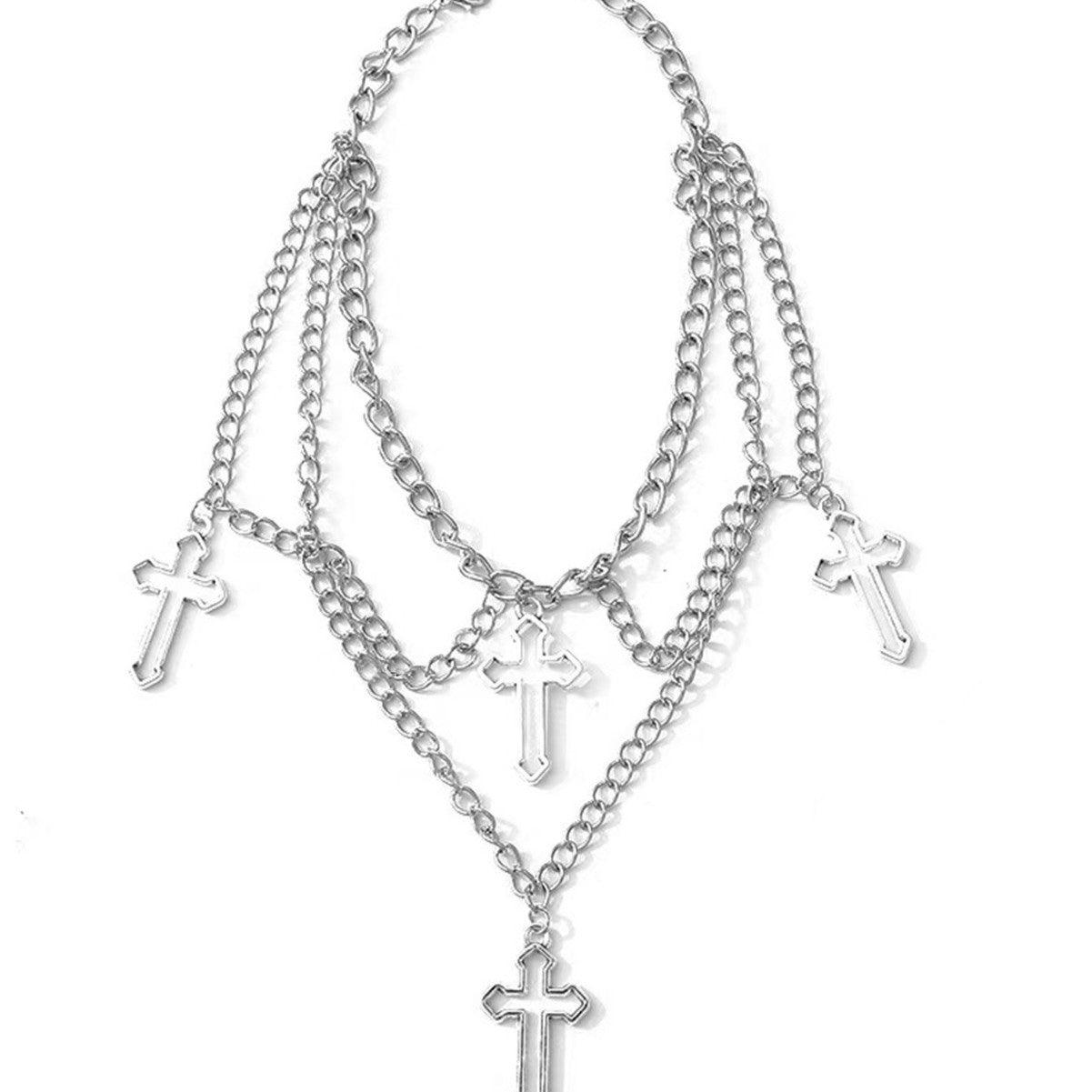 Ornament Trend Female Cross Gothic Neck Necklaces