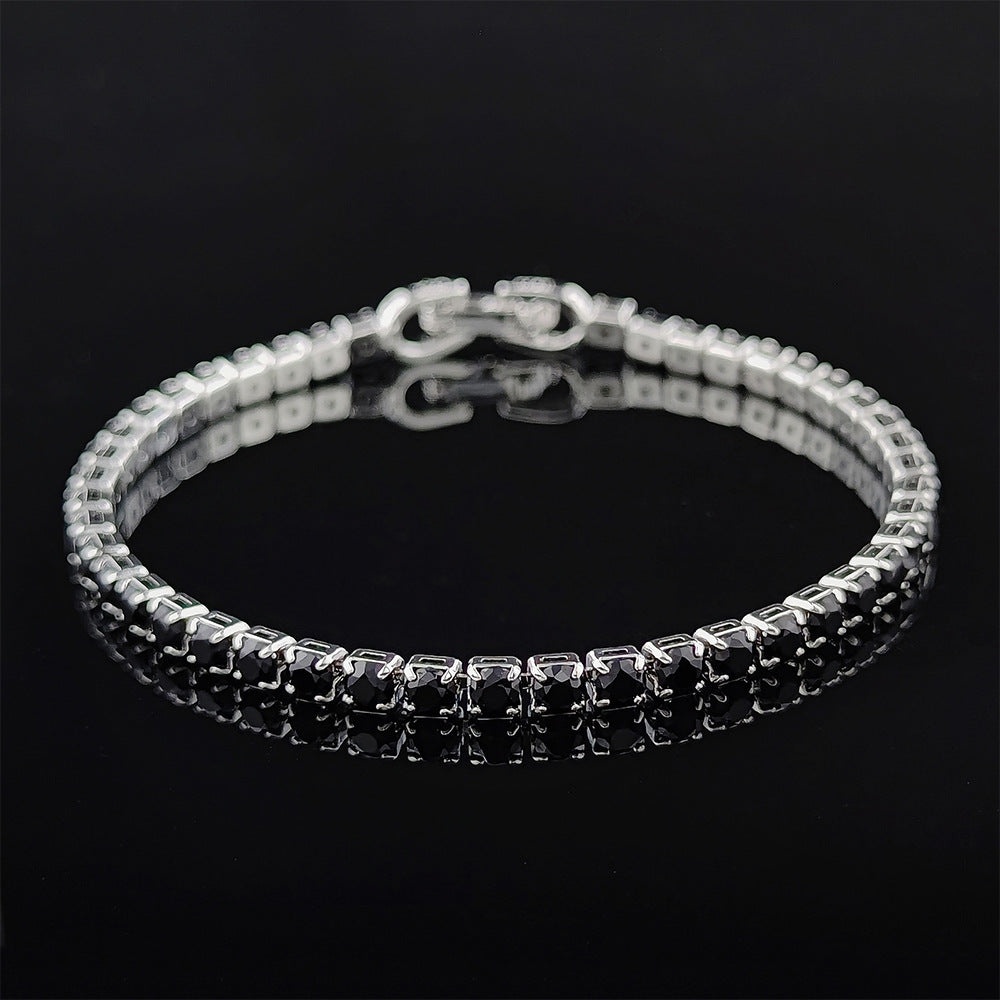 Hip Hop Tennis Zircon Female Full Bracelets