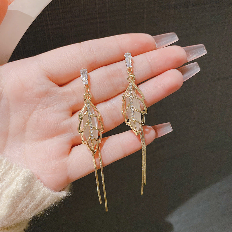 Long Fringe Temperament Fashionable Classy Personalized Earrings