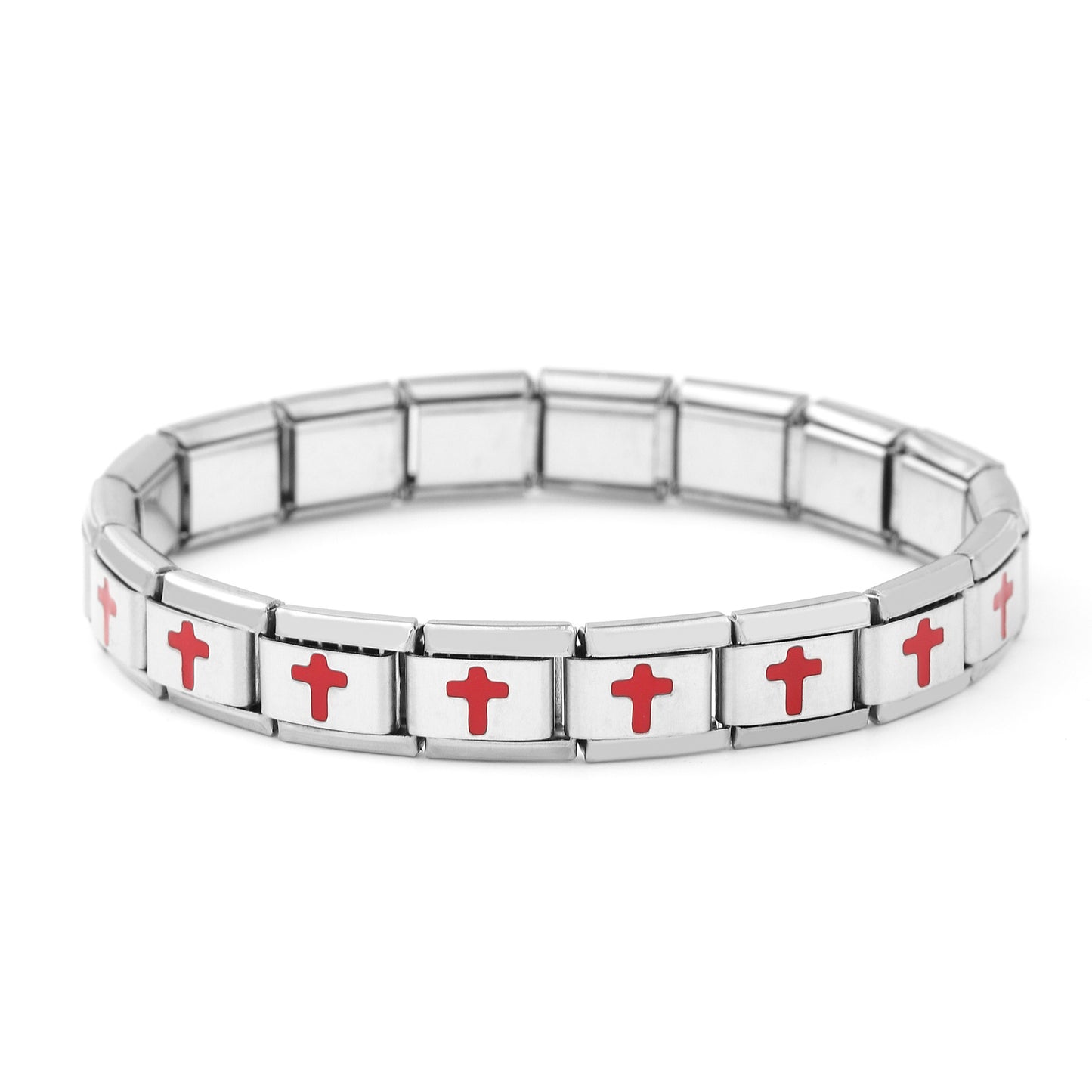 Stainless Steel Module Classic Creative Cross Series Bracelets
