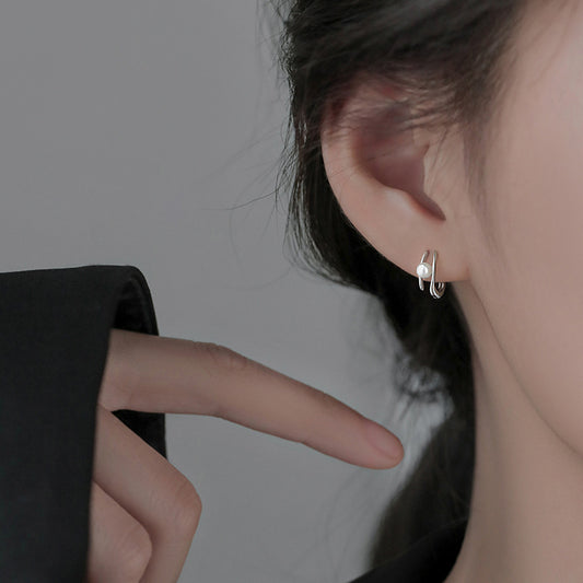 Style Pearl Light Luxury Niche Design Earrings