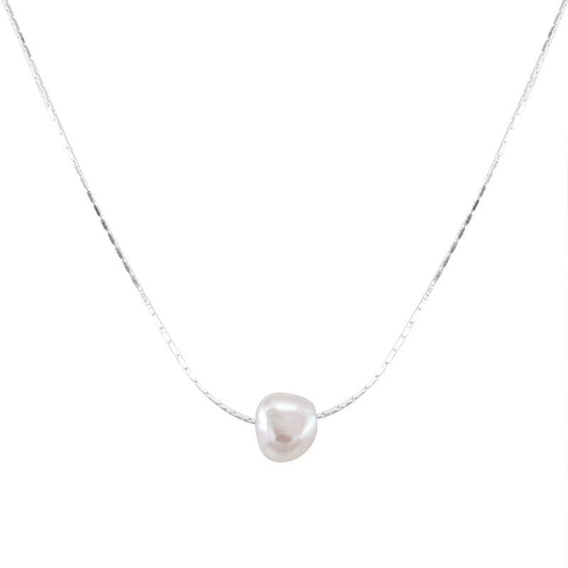 Pearl Sterling Sier Design Cold Style Necklaces