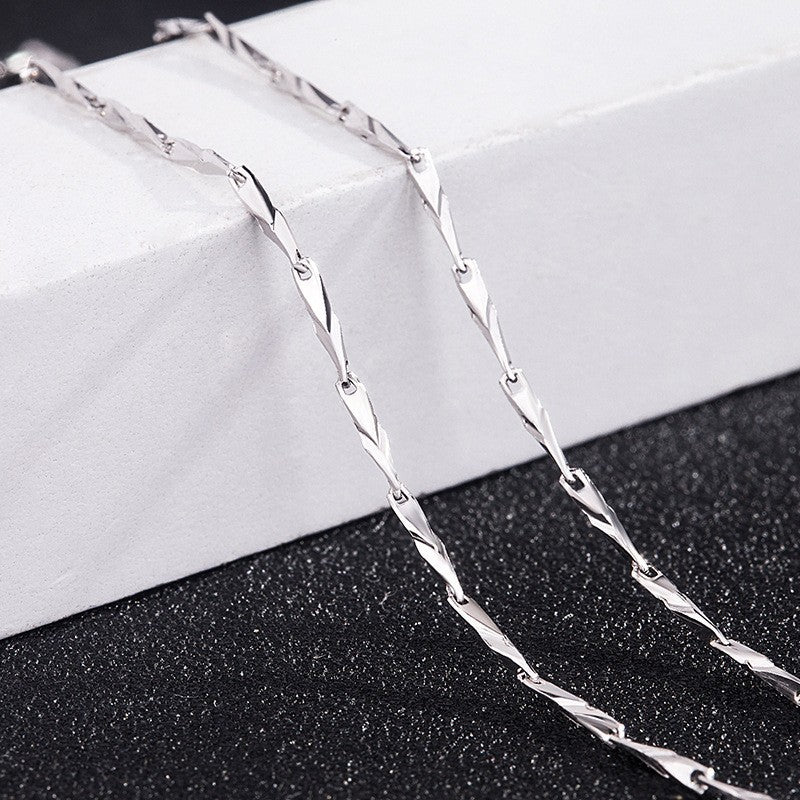 Sier Arrow Heart Melon Seeds Sterling Necklace