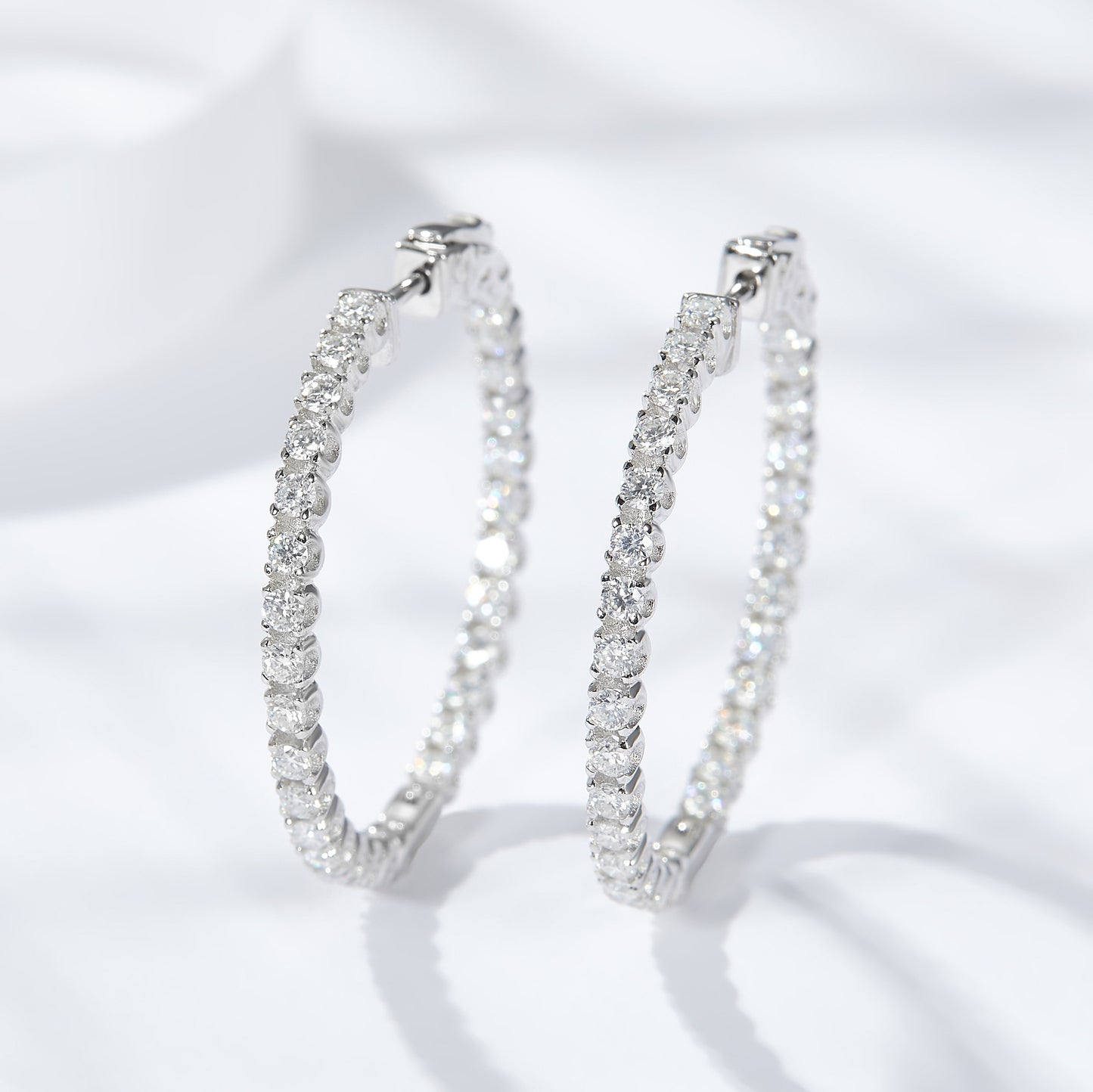 Trendy Women's Hoop Sterling Sier High-grade Earrings