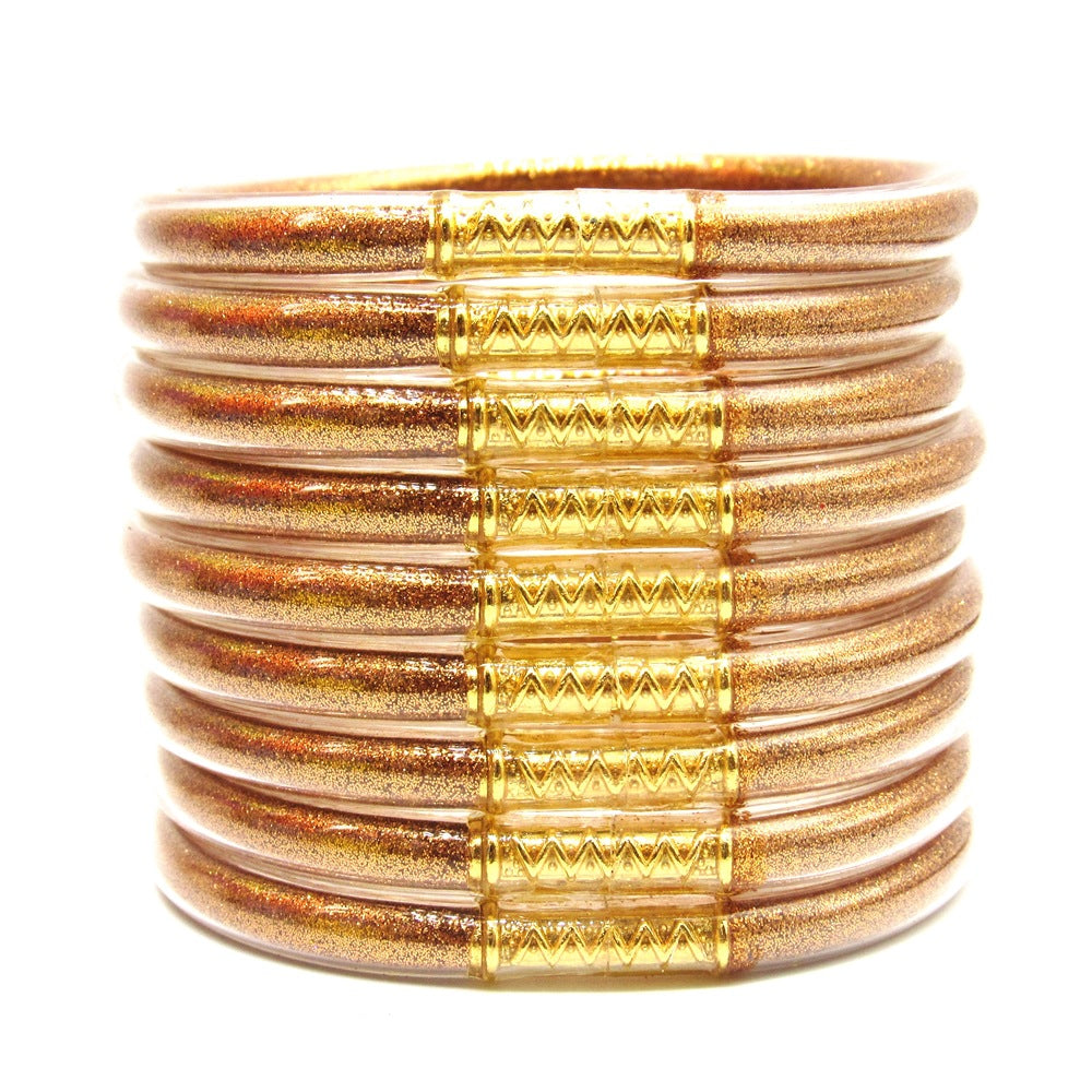 Women's Powder Combination Of Three Shiny Candy Color Bracelet