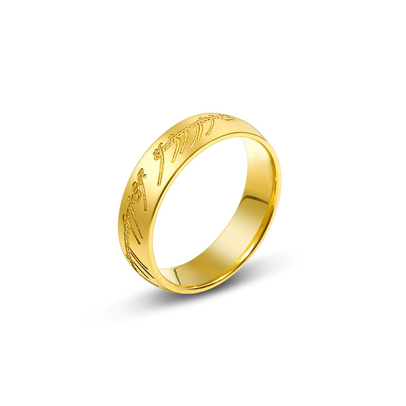 The Lord Of Film Corrosion Magic Fashion Rings