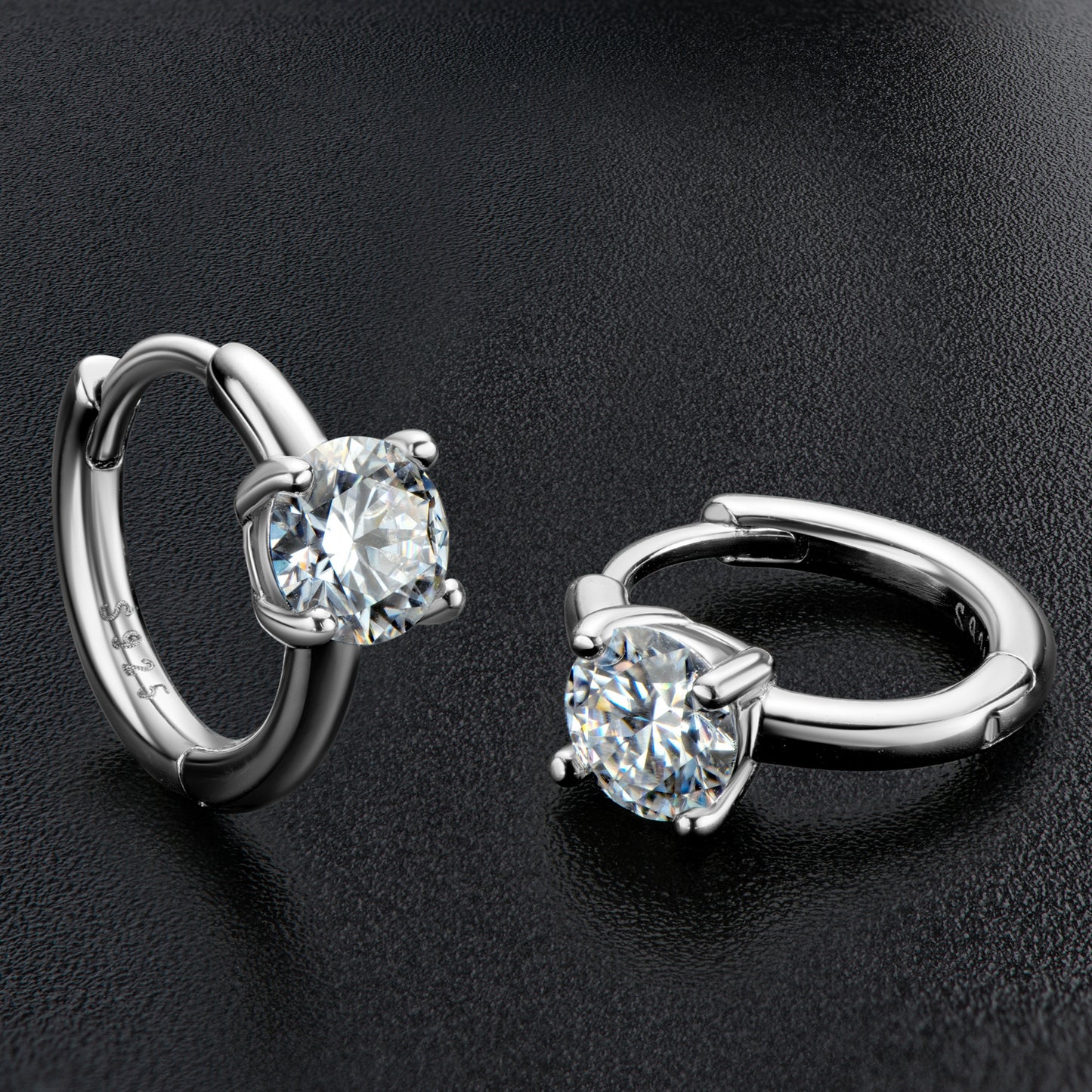 Women's Live Broadcast Trendy Sterling Sier Gold-plated Personality Simple Earrings